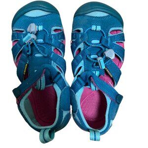 Little Kids Seacamp Size 12 Teal with Pink